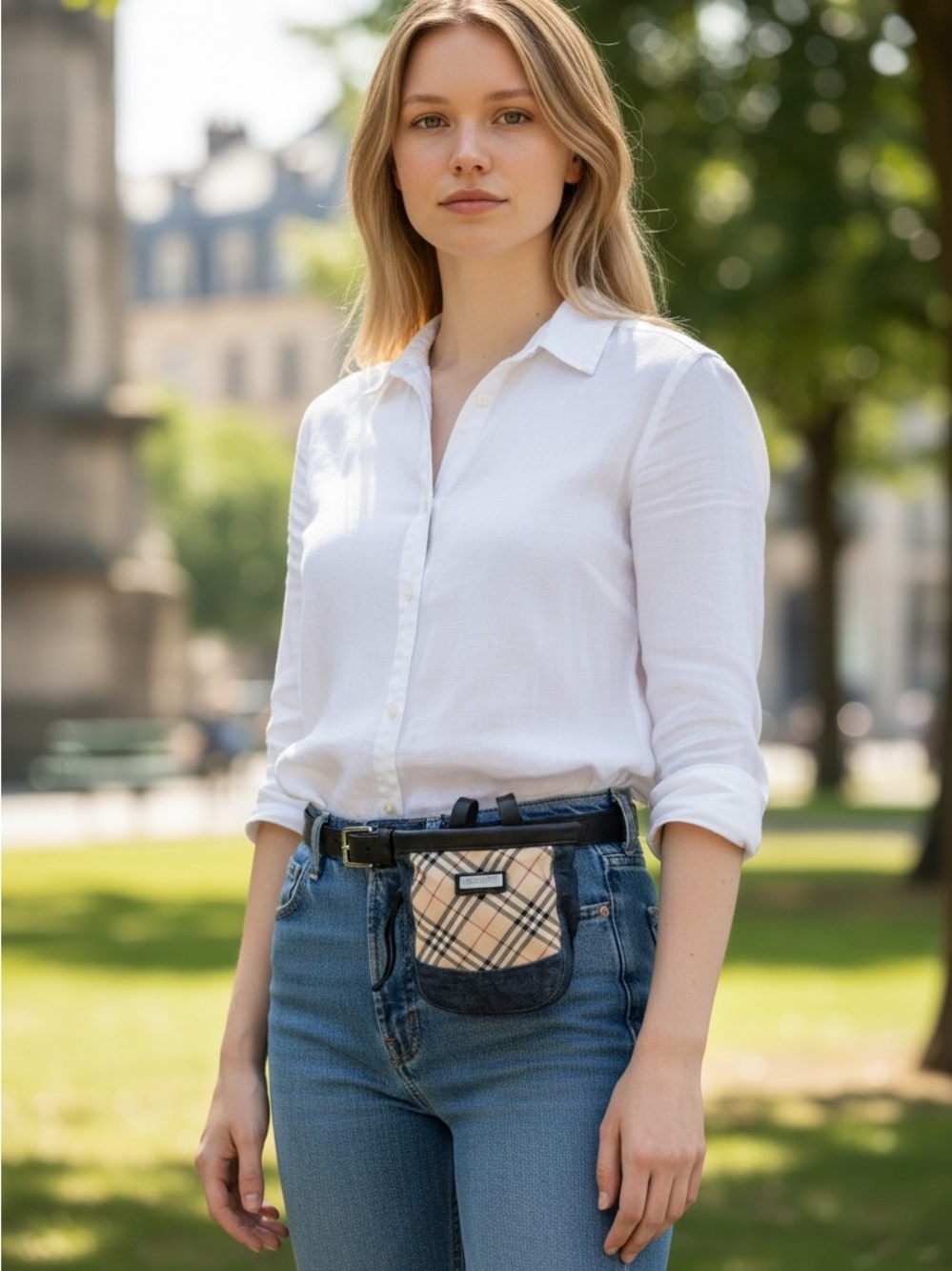 Burberry Black Label Denimn Belt Bag - Picture 3 of 6